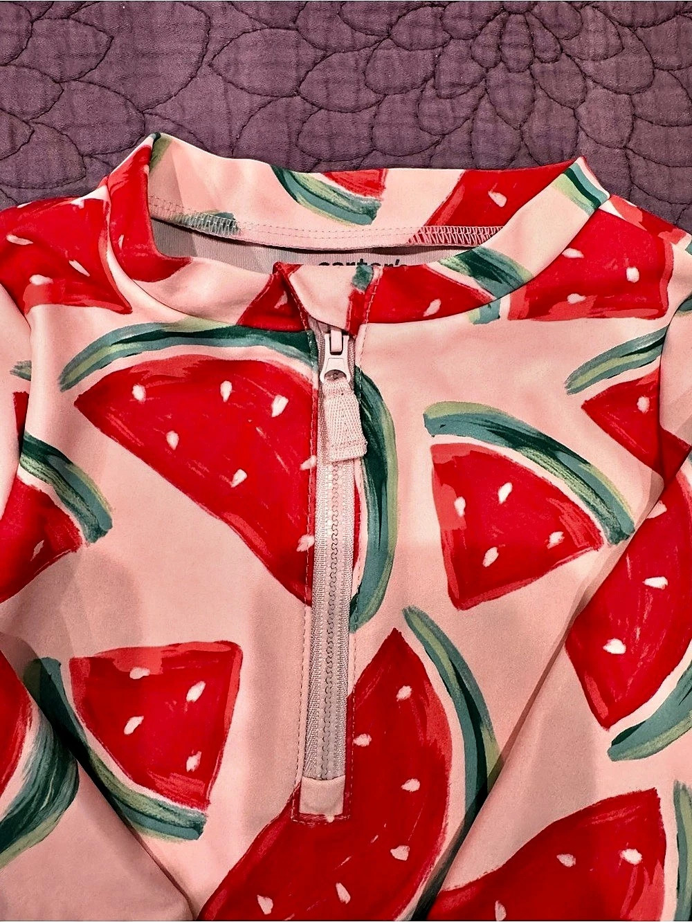 Carter's Rashguard Baby Swimsuit - Picture 3 of 5